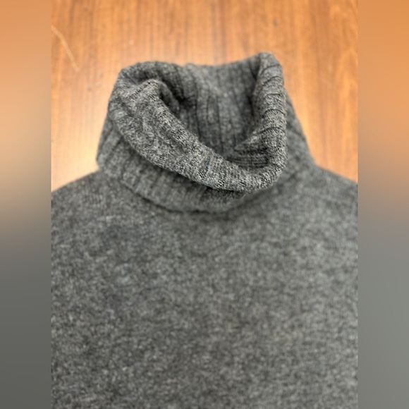 Daily Practice Karigan Sweater Midi Turtleneck Dress Size Small P Dark Gray GUC - Picture 5 of 16